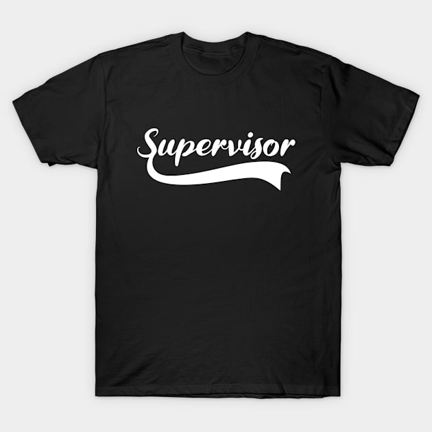 Supervisor - Coordination Gift Idea T-Shirt by BlueTodyArt